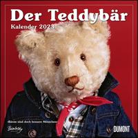 Der Teddybär 2023 - Broschürenkalender - Wandkalender - Format 30 x 30 cm