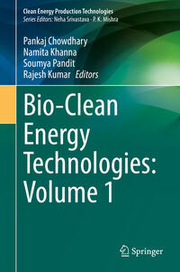 Bio-Clean Energy Technologies: Volume 1