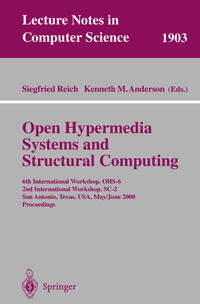 Open Hypermedia Systems and Structural Computing