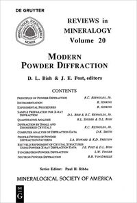 Modern Powder Diffraction