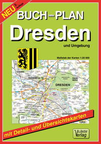 Buchstadtplan Dresden und Umgebung