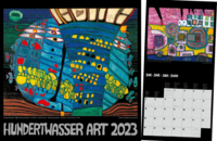 Hundertwasser Broschürenkalender Art 2023