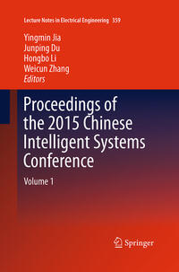 Proceedings of the 2015 Chinese Intelligent Systems Conference