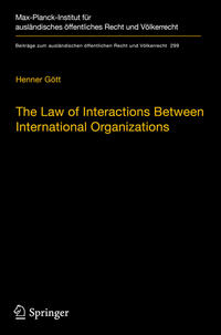 The Law of Interactions Between International Organizations