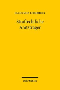 Strafrechtliche Amtsträger