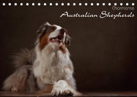 Charmante Australian Shepherds (Tischkalender 2022 DIN A5 quer)