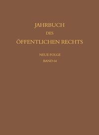 Jahrbuch des öffentlichen Rechts der Gegenwart. Neue Folge