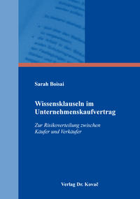 Wissensklauseln im Unternehmenskaufvertrag