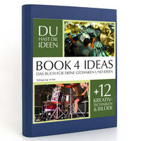 BOOK 4 IDEAS classic | Schlagzeug Action, Notizbuch, Bullet Journal mit Kreativitätstechniken und Bildern, DIN A5