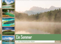 Ein Sommer in den Bayerischen Alpen (Wandkalender 2023 DIN A2 quer)