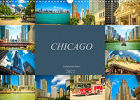 Chicago Impressionen (Wandkalender 2022 DIN A3 quer)