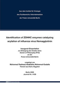 Identification of ZDHHC enzymes catalyzing acylation of influenza virus Hemagglutinin