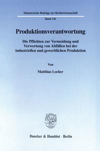 Produktionsverantwortung.