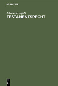 Testamentsrecht