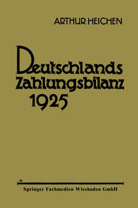 Deutschlands Zahlungsbilanz 1925