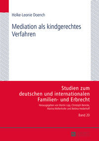 Mediation als kindgerechtes Verfahren