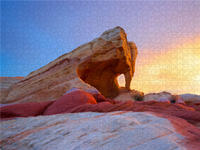 CALVENDO Puzzle Valley of fire, Nevada, USA 1000 Teile Lege-Größe 640 x 480 cm Foto-Puzzle Bild von Jeanny Müller