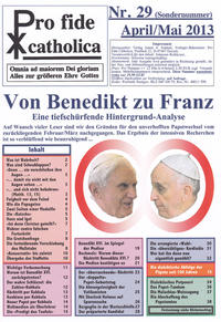 Von Benedikt zu Franz