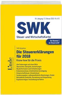 Die Steuererklärungen für 2018