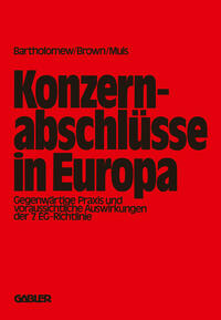 Konzernabschlüsse in Europa