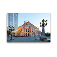 Premium Textil-Leinwand 45 x 30 cm Quer-Format Die Alte Oper | Wandbild, HD-Bild auf Keilrahmen, Fertigbild auf hochwertigem Vlies, Leinwanddruck von Prime Selection