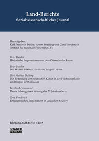 Land-Berichte. Sozialwissenschaftliches Journal