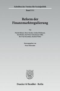 Reform der Finanzmarktregulierung.