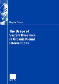 The Usage of System Dynamics in Organizational Interventions