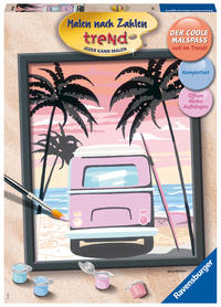 Ravensburger Malen nach Zahlen 20070 – Beach Life – ab 12 Jahren