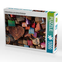 CALVENDO Puzzle Liebesschlösser an der Hohenzollernbrücke 1000 Teile Lege-Größe 64 x 48 cm Foto-Puzzle Bild von U boeTtchEr