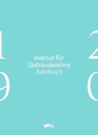 Institut für Gebäudelehre - Jahrbuch 19/20