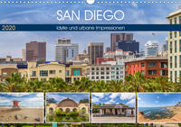 SAN DIEGO Idylle und urbane Impressionen (Wandkalender 2020 DIN A3 quer)