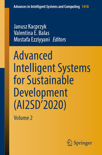 Advanced Intelligent Systems for Sustainable Development (AI2SD’2020)