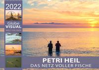 PETRI HEIL - Das Netz voller Fische (Premium, hochwertiger DIN A2 Wandkalender 2022, Kunstdruck in Hochglanz)