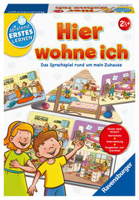 Ravensburger Lernspiel Hier wohne ich 24710, für 1-3 Spieler ab 2,5 Jahren