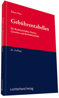 Gebührentabellen