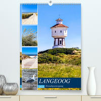 LANGEOOG Strandspaziergang (Premium, hochwertiger DIN A2 Wandkalender 2021, Kunstdruck in Hochglanz)