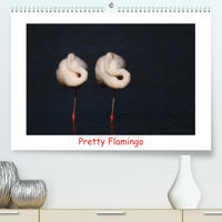 Pretty Flamingo (Premium, hochwertiger DIN A2 Wandkalender 2022, Kunstdruck in Hochglanz)