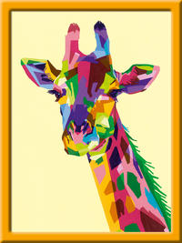 Ravensburger Malen nach Zahlen 28926 – Bunte Giraffe – ab 12 Jahren