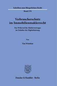 Verbraucherschutz im Immobilienmaklerrecht.