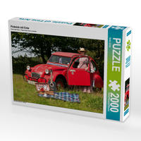 CALVENDO Puzzle Picknick mit Ente 2000 Teile Lege-Größe 90 x 67 cm Foto-Puzzle Bild von Meike Bölts