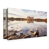 Premium Textil-Leinwand 900 x 600 cm Quer-Format Schloss Moritzburg | Wandbild, HD-Bild auf Keilrahmen, Fertigbild auf hochwertigem Vlies, Leinwanddruck von Mario Koch Fotografie