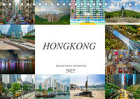 Hongkong Bilder einer Metropole (Tischkalender 2022 DIN A5 quer)