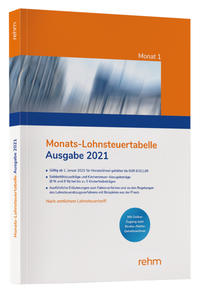 Monats-Lohnsteuertabelle 2021