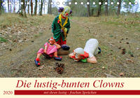 Die lustig-bunten Clowns (Tischkalender 2020 DIN A5 quer)