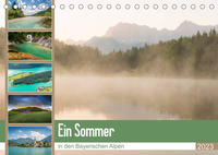 Ein Sommer in den Bayerischen Alpen (Tischkalender 2023 DIN A5 quer)