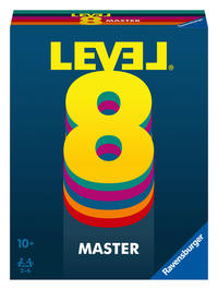 Ravensburger 20868 - Level 8 Master, Die Master Version des beliebten Kartenspiels für 2-6 Spieler ab 10 Jahren / Familienspiel / Reisespiel