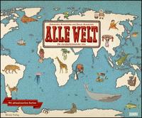 Alle Welt 2022 – Landkarten-Kalender von DUMONT– Kinder-Kalender – Querformat 58,4 x 48,5 cm