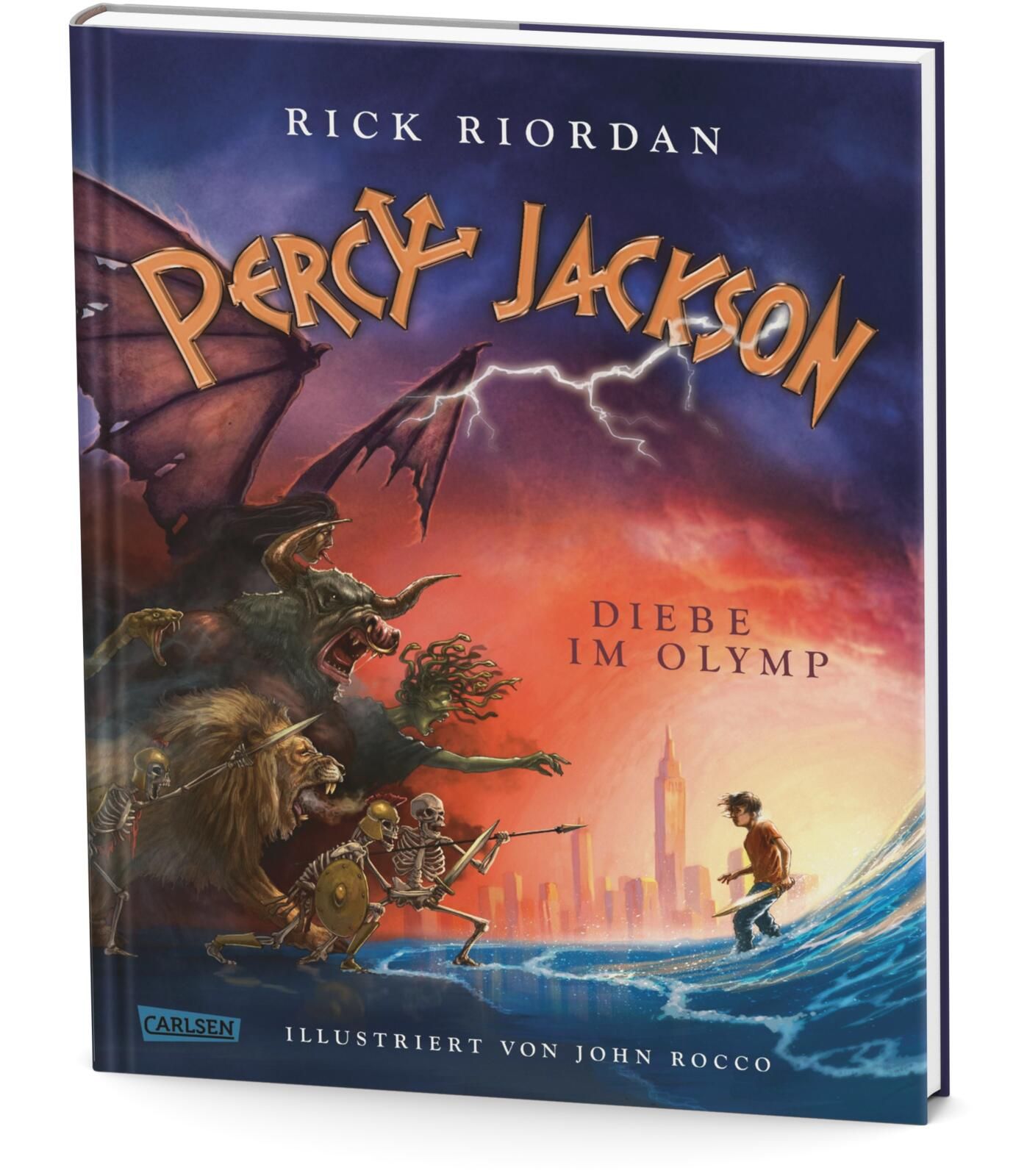 Percy Jackson 1: Diebe im Olymp (farbig illustrierte Schmuckausgabe)