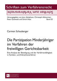 Die Partizipation Minderjähriger im Verfahren der freiwilligen Gerichtsbarkeit